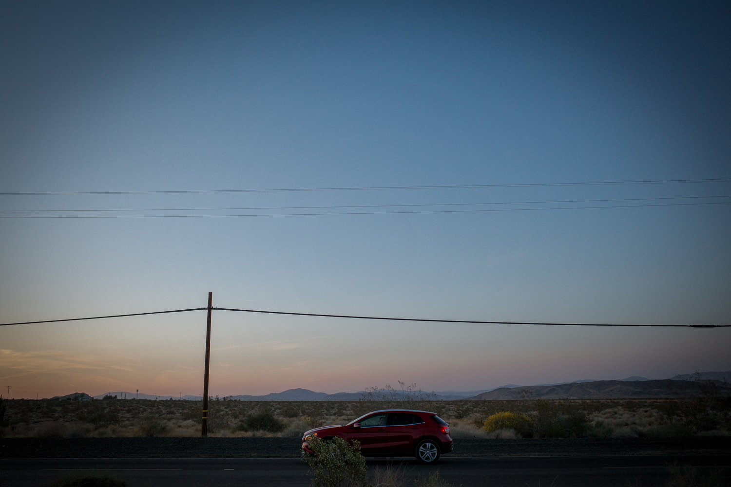 High Desert at dusk
